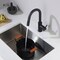 Kibi Circular Single Handle Pull Down Kitchen & Bar Sink Faucet with Soap Dispenser C-KKF2011MB-KSD100MB - alternate 10